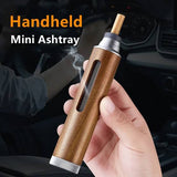 Portable Wooden Cigarette Ashtray